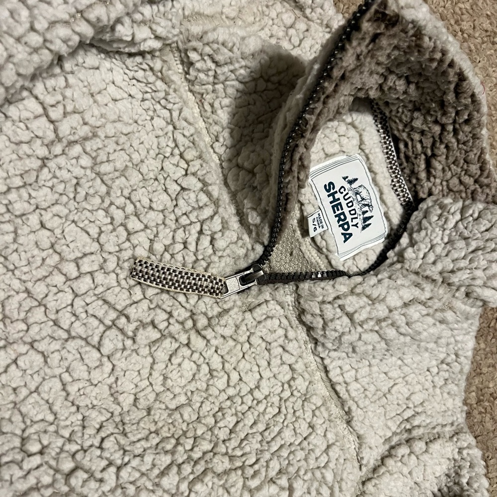 Cuddle sherpa pullover sweater